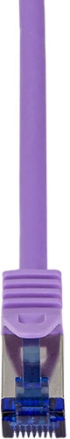Медна пач корда Patch cable S-FTP Cat.6a 7.5m, Purple, Flex, C6A089S снимка 3