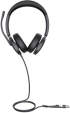 Жични слушалки Yealink UH48 Dual Teams USB-C/A, черни снимка 4