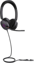 Жични слушалки Yealink UH48 Dual Teams USB-C/A, черни снимка 1