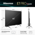 Телевизор Hisense 65" E7Q Pro, 4K Ultra HD 3840x2160, QLED, 144Hz, WiFi 5GHz, WiFi Direct, BT, Anyview Cast снимка 2