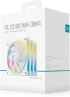 DeepCool Комплект вентилатори Fan Pack 3-in-1 3x120mm - FL12 SE 3IN1 WH - Luminous Halo ARGB снимка 7