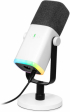 Настолен микрофон FIFINE AM8 Dynamic RGB XLR-USB - White снимка 2