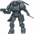  Фигурка Warhammer 40,000 Lieutenant in Phobos Armour (Ultramarines) Artist Proof 7in Figure McFarlane снимка 1
