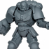  Фигурка Warhammer 40,000 Assault Intercessor Sergeant (Blood Angel) Artist Proof 7in Figure McFarlane снимка 3