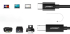 Кабел за принтер UGREEN US241 USB-C към USB-B 2.0, 1 м - черен снимка 4