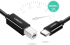 Кабел за принтер UGREEN US241 USB-C към USB-B 2.0, 1 м - черен снимка 5