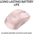 Мишка Logitech M240 Silent Bluetooth 910-007121 - розова снимка 5