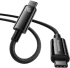 USB кабел Baseus, Type-C - Type-C, черен, 1 м снимка 2