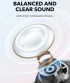 Безжични слушалки Anker SoundCore A30i, бели снимка 3