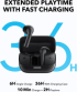 Bluetooth слушалки Anker Soundcore K20i, BassUp Tech, IPX5, черни снимка 4