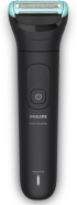 PHILIPS Водоустойчив тример за тяло Series 7000, Система за бръснене Triple Protect, 120мин безжична работа, черен снимка 2