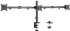 Gembird Стойка за монитор Monitor Mount - MA-D3-01 - 3 Monitor снимка 1