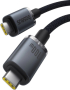 Кабел Baseus Crystal Shine P10318204111-00 USB3.2 USB-C към USB-C Display Cable 100W 1.5м 20Gb - черен снимка 2