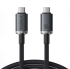 Кабел Baseus Crystal Shine P10318204111-00 USB3.2 USB-C към USB-C Display Cable 100W 1.5м 20Gb - черен снимка 4