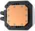 Водно охлаждане DeepCool LM360 WH CPU, 360 mm, 2.4" LCD дисплей, 3 x 120 mm ARGB PWM вентилатора, Intel/AMD, бял снимка 2