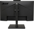 Монитор Acer Vero B247YD6bmiprczx, 23.8" FHD, IPS, 4 ms, 120 Hz, 2х 5W, HDMI, VGA, Display port, VESA 100 x 100, Матов, Черен снимка 3