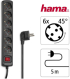 Контакт Power strip HAMA 137266 6x, w-5m cable, Black снимка 2