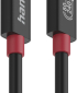 Кабел/адаптер HAMA 200799, USB-C към USB-C, 80 Gbit/s, двойно екраниран, 1м, 240 W, 5 A, 7680×4320 8К UHD, черен снимка 4