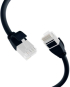  RJ45 Пач корда кат. 6а, U-UTP TPE, Черна Ultraflex 3.6 мм, EFB - 0.15 метра снимка 3