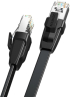 Мрежов кабел UGREEN NW134 10980 Cat 8 U-FTP 1 м, плосък -  черен снимка 1