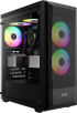 Кутия Gamdias AURA GC6 ELITE, ATX, Middle Tower, закалено стъкло, USB 3.0, USB 2.0, 3x 120mm вентилатори, RGB бутон, черен снимка 1