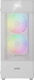 Кутия Gamdias AURA GC5 ELITE, ATX, Middle Tower, закалено стъкло, USB 3.0, USB 2.0, 3x 120mm вентилатори, RGB бутон, бял снимка 2