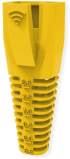 Конектор / букса Roline 12.01.1112 :: Kink, защитна обувка за RJ-45, 10 бр. , жълт снимка 2