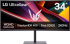 Монитор LG 34G630A-B, 34", UltraGear 21:9 Curved, VA, WQHD (3440x1440), 240Hz, VRR, USB, USB-C, HDMI, Height, Swivel, Tilt, Black снимка 1