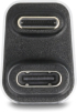 Кабел/адаптер Delock USB-C мъжко - USB-C женско, под 180°, 40 Gbps, PD 3.1 240 W, 8K 60 Hz, лилав снимка 2
