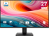 Монитор MSI PRO MP275 E2 Professional Business Monitor, 27" 120Hz, FHD (1920x1080) 16:9, IPS Anti-glare, 1ms-4ms, 300nits, 1500:1, 178-178 снимка 1