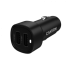 Принадлежност за смартфон Зарядно за кола CANYON OnDrive 24, 2xUSB-A, 24W, черен снимка 1