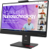 Монитор Lenovo ThinkVision T27QD-4v 27", IPS, WLED, 2560x1440, 4ms, 48Hz - 120Hz, Speakers 5Wx2, HDMI, DP, USB hub, RJ45, Tilt, Черен снимка 3