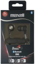 Слушалки MAXELL B13-EB2 BASS 13, тапи, с микрофон, Bluetooth 5.1, черни снимка 1