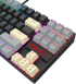 Механична геймърска клавиатура Redragon Kumara K552LGY-RGB с RGB осветление с Red switches - черна със сиво снимка 6