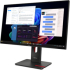 Монитор Lenovo ThinkVision T27ud-40 27" IPS WLED, 3840x2160, 16:9, 60Hz, 4ms, 350 cd-m2, 1500:1, USB hub, HDMI, USB-C, RJ45, Черен снимка 3