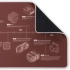 Подложка за мишка Noctua NP-DM3 Anniversary Deskmat, гумирана основа, ниско триене, кафяв, 900 x 400 x 4 мм снимка 3