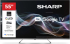Телевизор Sharp 55JP7265E, 55" QLED Mini led Google TV, 4K Ultra HD 3840x2160 Frameless, AQUOS, DVB-T-T2-C-S-S2, Google Assistant, USB, Wi-Fi снимка 1