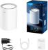 Безжични WiFi Mesh системa Cudy M3600-1-pack BE3600 WiFi 7 мрежа за цял дом, 3.6 Gbps, 3х Gigabit порта, двулентова, бял снимка 3