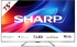Телевизор Sharp 75GP7265E, 75" QLED Google TV, 4K Ultra HD 3840x2160 Frameless, AQUOS, Google Assistant, Wi-Fi снимка 1