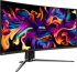 Монитор MSI MAG 341CQP QD-OLED, 34", 175Hz, 0.03ms, UWQHD 3440x1440, DP, 2x HDMI ,Type-C, USB HUB, Черен снимка 3