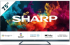 Телевизор Sharp 75FQ5EM2, 75" QLED Google TV, 4K Ultra HD 144Hz, 3840x2160, Dolby Vision IQ, Dolby Atmos снимка 1