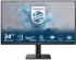 Монитор PHILIPS 24E2N1100LB-00, 23.8inch, FullHD 1920x1080, 250 cd/m2, 100Hz, HDMI, D-Sub, 4 ms, 16:9, черен снимка 1
