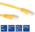 ACT Мрежов пач кабел cat.6 - U-UTP - 5м - Жълт снимка 2