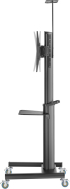 Стойка за телевизор SBOX FS-446-2, MOBILE FLOOR STAND, 70kg, 37-70", черен снимка 5