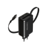 CANYON OnCharge 65RC, Вграден USB-C кабел 65W, USB Type-A, Power Delivery, Quick Charge, EU, Черен снимка 1
