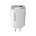 CANYON OnCharge 65RC, Вграден USB-C кабел 65W, USB Type-A, Power Delivery, Quick Charge, EU, Бял снимка 4