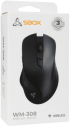 Мишка SBOX WM-308B, безжична,2.4 GHz,1600 DPI, 6 бутона, черна снимка 6