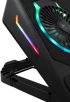 Поставка за лаптоп WHITE SHARK ICE SHADOW :: Стойка с вентилатор GCP-10, COOLING PAD, RGB, 2 вентилатора снимка 4