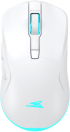 Мишка BARACUDA TURTLE-W, геймърска, 3200dpi, USB-A, 2.4GHz, LED, бял снимка 1