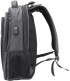 Раница за лаптоп SBOX AMSTERDAM, 18", USB изход за зарядно, 330x460x130 мм, сив снимка 4